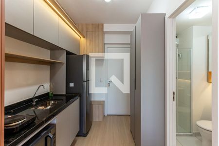 Cozinha de kitnet/studio à venda com 1 quarto, 25m² em Consolação, São Paulo