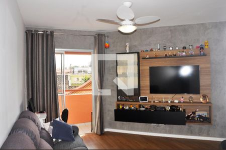 Detalhe Sala com Varanda de apartamento à venda com 2 quartos, 62m² em Vila Roque, São Paulo