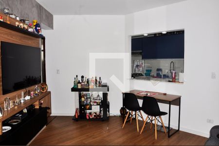 Detalhe Sala com Varanda de apartamento à venda com 2 quartos, 62m² em Vila Roque, São Paulo