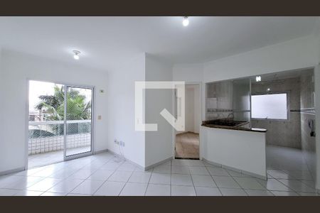 Sala de apartamento para alugar com 3 quartos, 85m² em Canto do Forte, Praia Grande