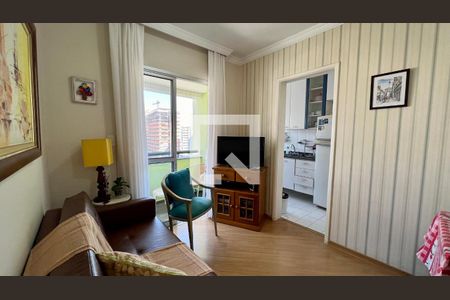 Sala de TV de apartamento para alugar com 1 quarto, 35m² em Jardim Paulista, São Paulo