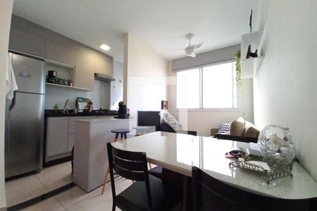 Sala de apartamento à venda com 1 quarto, 44m² em Parque Industrial, Campinas