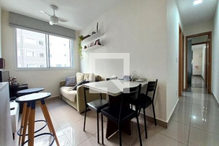 Sala de apartamento à venda com 1 quarto, 44m² em Parque Industrial, Campinas