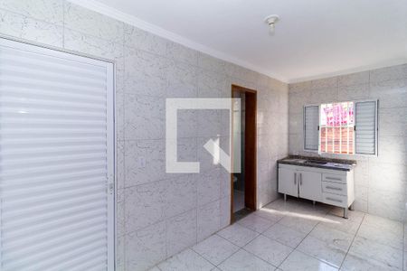 Cozinha de casa para alugar com 1 quarto, 45m² em Vila Rica, São Paulo