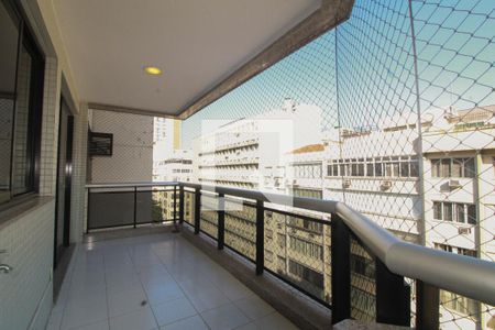 Varanda da Sala de apartamento para alugar com 2 quartos, 68m² em Copacabana, Rio de Janeiro