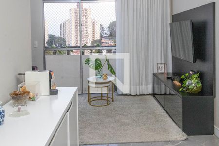 Sala  de apartamento à venda com 2 quartos, 65m² em Centro, Diadema