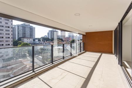 Varanda da Sala de apartamento à venda com 3 quartos, 157m² em Perdizes, São Paulo