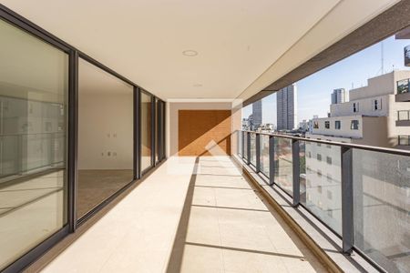 Varanda da Sala de apartamento à venda com 3 quartos, 157m² em Perdizes, São Paulo