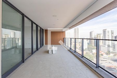 Varanda da Sala de apartamento à venda com 3 quartos, 157m² em Perdizes, São Paulo