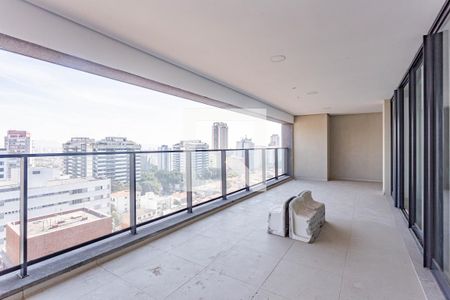 Varanda da Sala de apartamento à venda com 3 quartos, 157m² em Perdizes, São Paulo