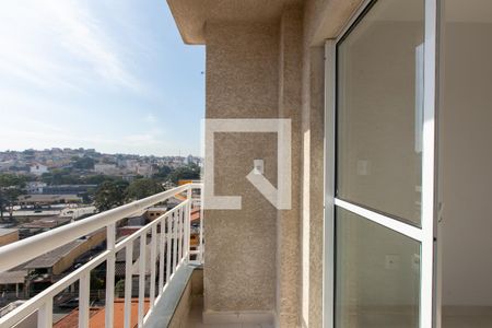 Varanda da Sala  de apartamento para alugar com 2 quartos, 38m² em Vila Carmosina, São Paulo