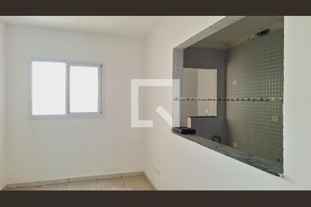 Sala  de apartamento para alugar com 1 quarto, 33m² em Tupi, Praia Grande