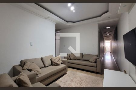 Sala de apartamento à venda com 3 quartos, 90m² em Vila Camilópolis, Santo André