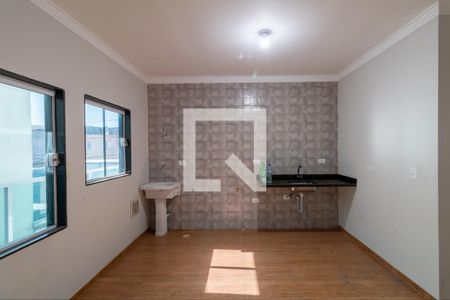 Sala e Cozinha Integrada  de apartamento para alugar com 1 quarto, 45m² em Artur Alvim, São Paulo