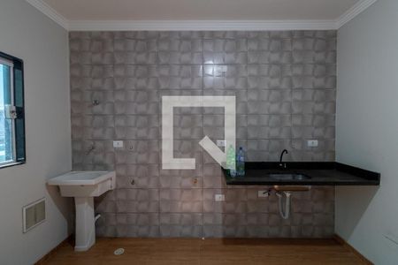 Sala e Cozinha Integrada  de apartamento para alugar com 1 quarto, 45m² em Artur Alvim, São Paulo