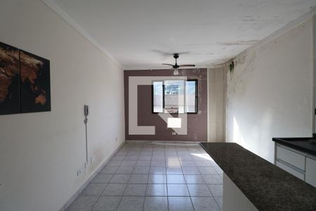 Sala - Quarto  de apartamento para alugar com 1 quarto, 28m² em Vila Santo Antônio, Guarujá