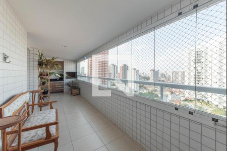 Varanda de apartamento à venda com 4 quartos, 136m² em Vila Dom Pedro I, São Paulo