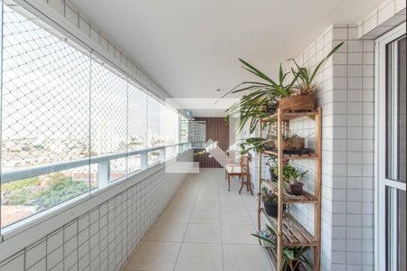 Varanda de apartamento à venda com 4 quartos, 136m² em Vila Dom Pedro I, São Paulo