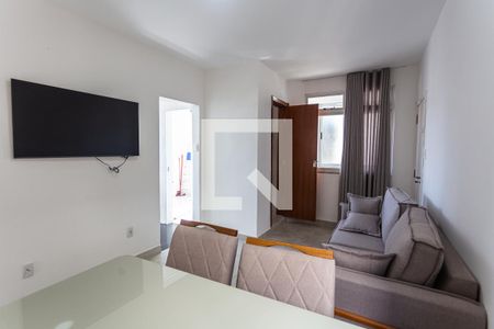 Sala de apartamento para alugar com 3 quartos, 78m² em Santo Antônio, Belo Horizonte