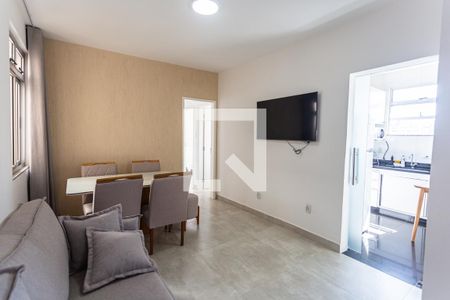 Sala de apartamento à venda com 3 quartos, 78m² em Santo Antônio, Belo Horizonte