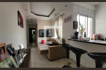 Sala de apartamento à venda com 2 quartos, 98m² em Vila Camilópolis, Santo André