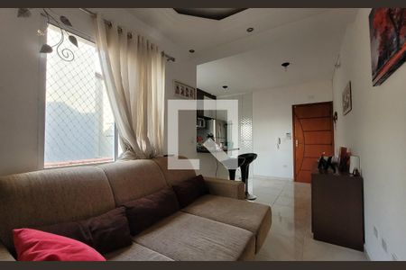 Sala de apartamento à venda com 2 quartos, 98m² em Vila Camilópolis, Santo André