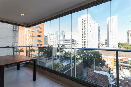 Varanda de apartamento à venda com 2 quartos, 71m² em Indianópolis, São Paulo