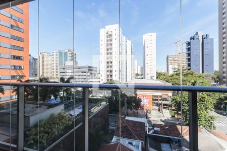 Varanda de apartamento à venda com 2 quartos, 71m² em Indianópolis, São Paulo