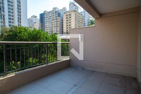 Varanda da Sala/Quarto de kitnet/studio à venda com 1 quarto, 40m² em Bela Vista, São Paulo