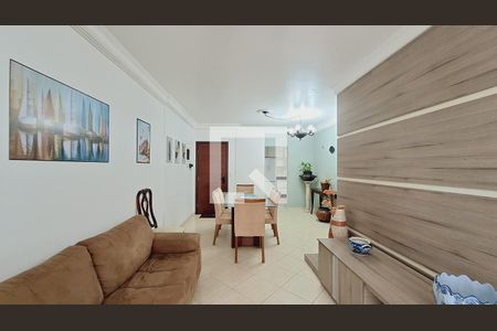 Sala  de apartamento para alugar com 3 quartos, 140m² em Tupi, Praia Grande