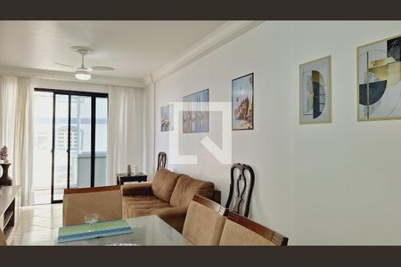 Sala  de apartamento para alugar com 3 quartos, 140m² em Tupi, Praia Grande