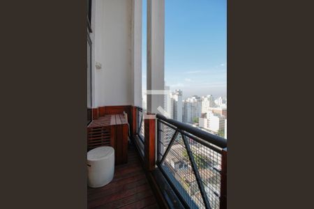 Varanda da Sala de apartamento para alugar com 2 quartos, 110m² em Jardim Paulista, São Paulo