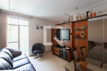 Sala de apartamento à venda com 3 quartos, 73m² em Rio Branco, Belo Horizonte