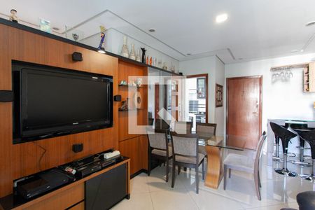 Sala de apartamento à venda com 3 quartos, 73m² em Rio Branco, Belo Horizonte