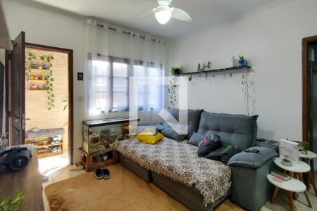 Sala de casa para alugar com 2 quartos, 98m² em Vila Caiçara, Praia Grande