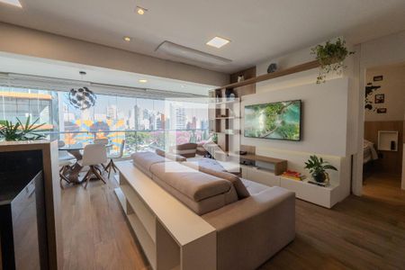 Sala/Cozinha de apartamento à venda com 1 quarto, 64m² em Consolação, São Paulo