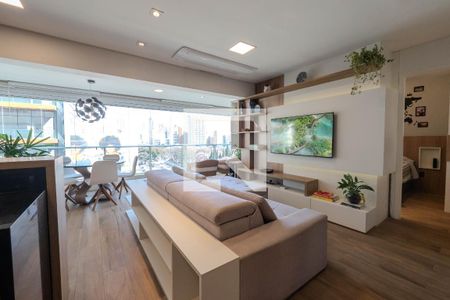 Sala/Cozinha de apartamento à venda com 1 quarto, 64m² em Consolação, São Paulo