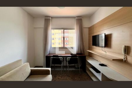 sala de apartamento à venda com 1 quarto, 34m² em Funcionários, Belo Horizonte