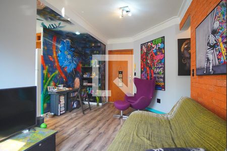 Sala de apartamento à venda com 1 quarto, 40m² em Petrópolis, Porto Alegre