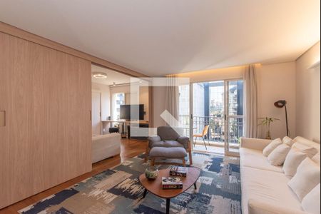 Sala de apartamento à venda com 2 quartos, 103m² em Brooklin Novo, São Paulo