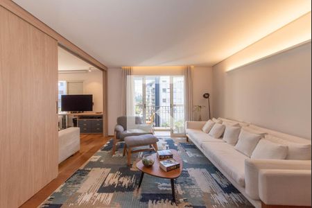 Sala de apartamento à venda com 2 quartos, 103m² em Brooklin Novo, São Paulo