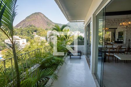Varanda da Sala de casa à venda com 6 quartos, 710m² em Laranjeiras, Rio de Janeiro