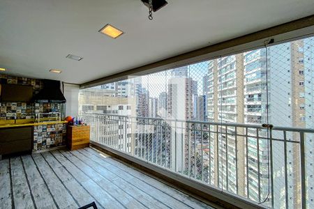 Varanda da Sala de apartamento para alugar com 3 quartos, 92m² em Vila Regente Feijó, São Paulo