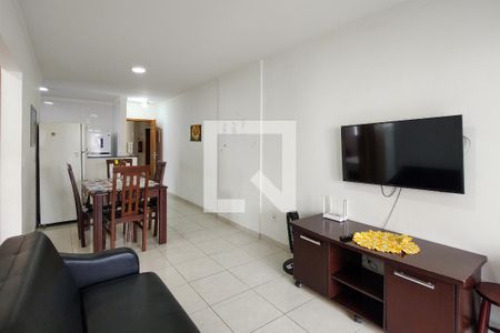 Sala de apartamento para alugar com 2 quartos, 92m² em Guilhermina, Praia Grande