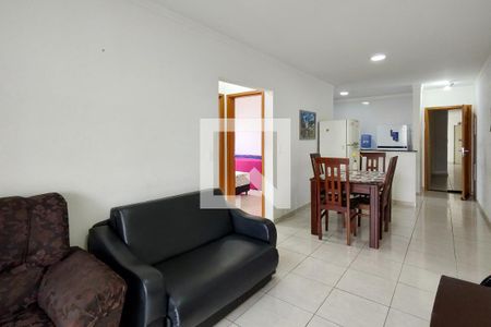 Sala de apartamento para alugar com 2 quartos, 92m² em Guilhermina, Praia Grande