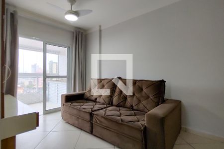 Sala de apartamento para alugar com 2 quartos, 50m² em Vila Tupi, Praia Grande