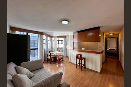 Sala de apartamento à venda com 1 quarto, 54m² em Campo Belo, São Paulo