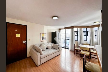 Sala de apartamento à venda com 1 quarto, 54m² em Campo Belo, São Paulo