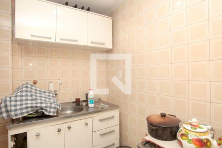 Cozinha de kitnet/studio à venda com 1 quarto, 32m² em Centro Histórico, Porto Alegre