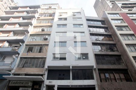 Fachada de kitnet/studio à venda com 1 quarto, 32m² em Centro Histórico, Porto Alegre